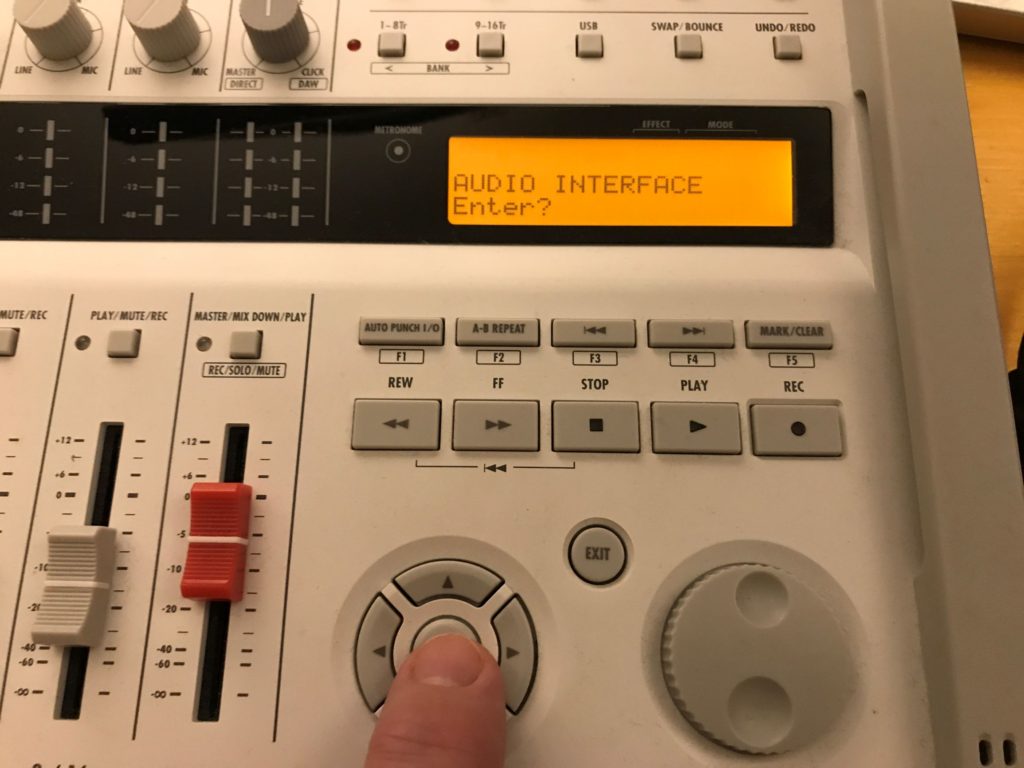 3 - Audio Interface Enter - Press Enter