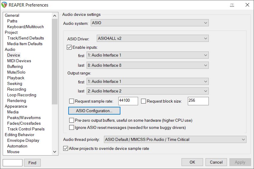 Audio Device Settings Fixed